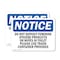 Signmission Do Not Deposit Feminine Hygiene Products, 7 in W x Rectangle, Vinyl Decal OS-2PACK-NS-D-57-L-11141 - alternate 1